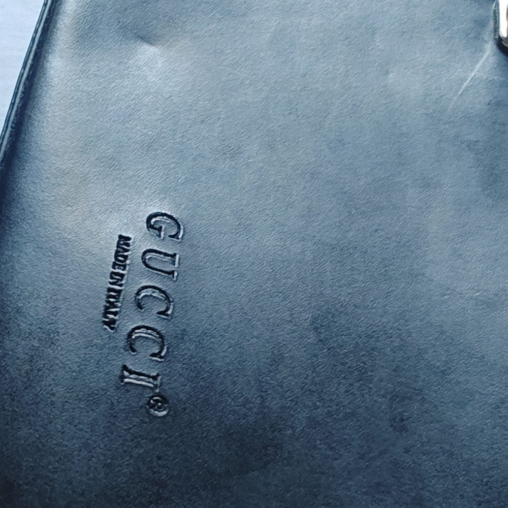 Gucci Black Mini Bag with Embossed Logo